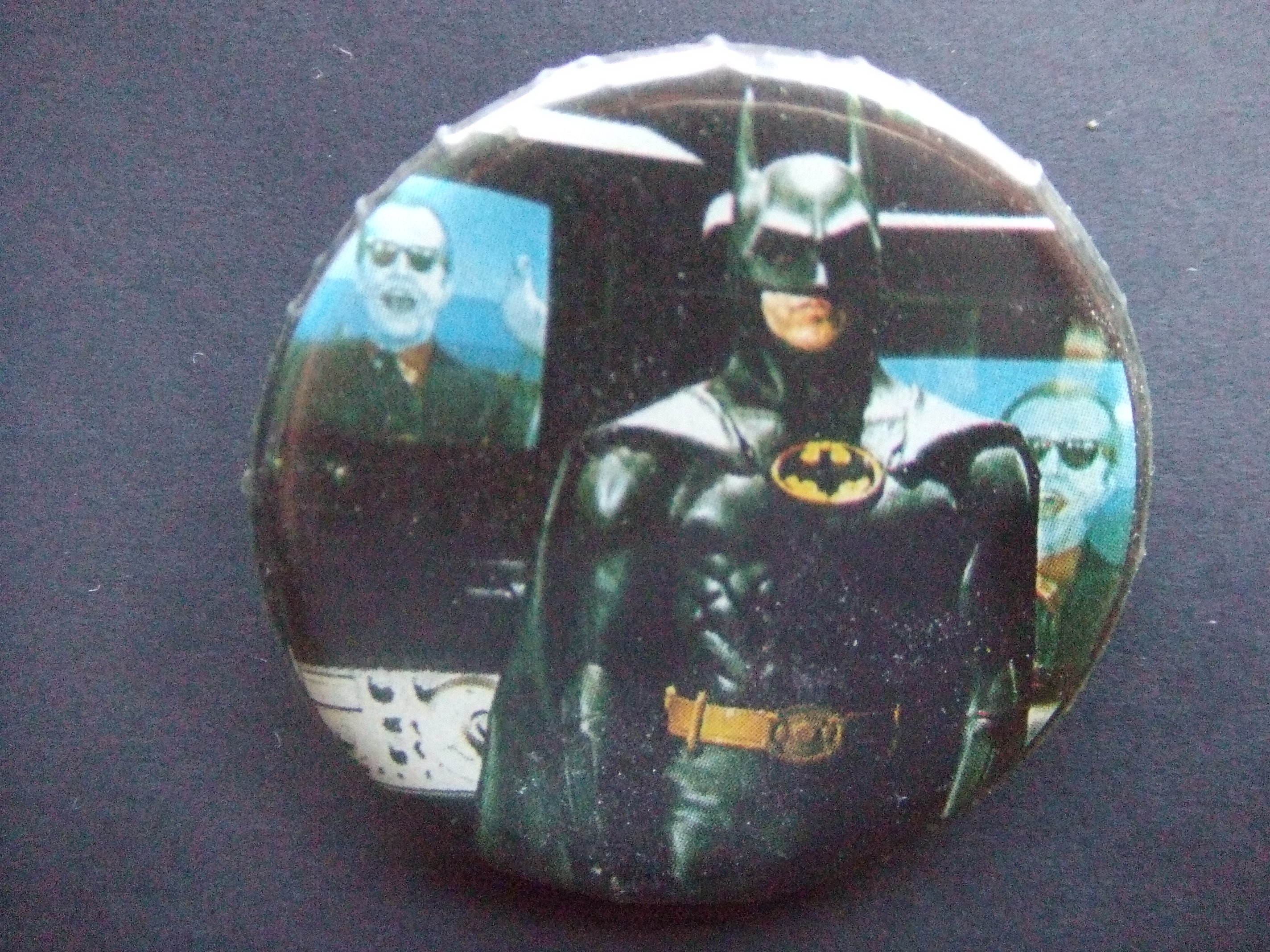 Batman fictieve superheld tv beelden op achtergrond